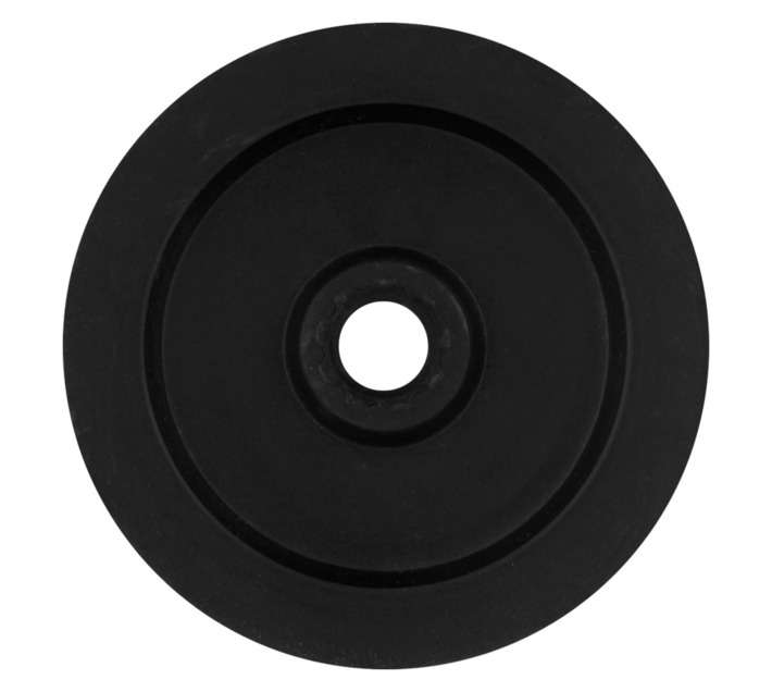 Hillaldam 870258 Soid Rubber Castor - Black (200mm)