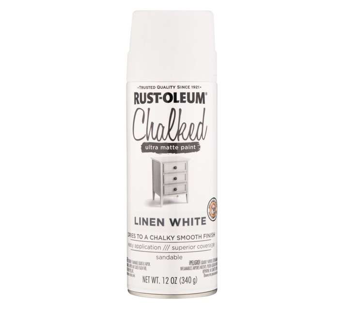 Rust-Oleum Spray Paint Chalked Ultra Matte - Linen White (340g)