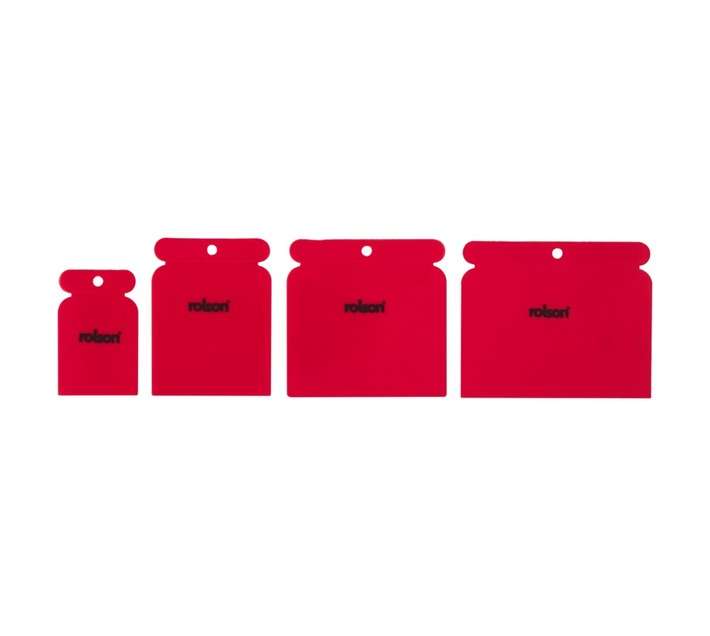 Rolson R61181 4 Piece Applicator Set - Red