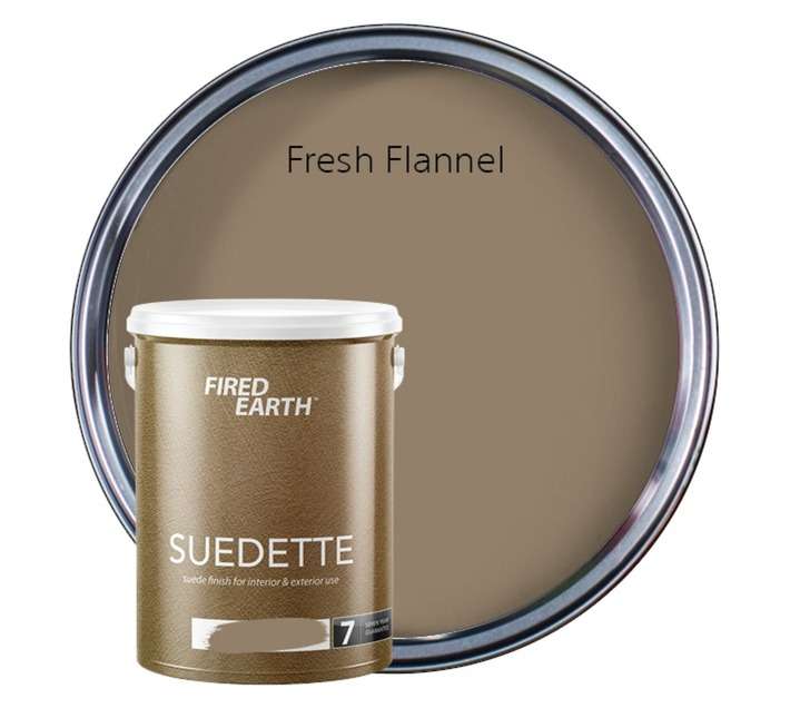 Fired Earth Suedette - Fresh Flannel (5L)