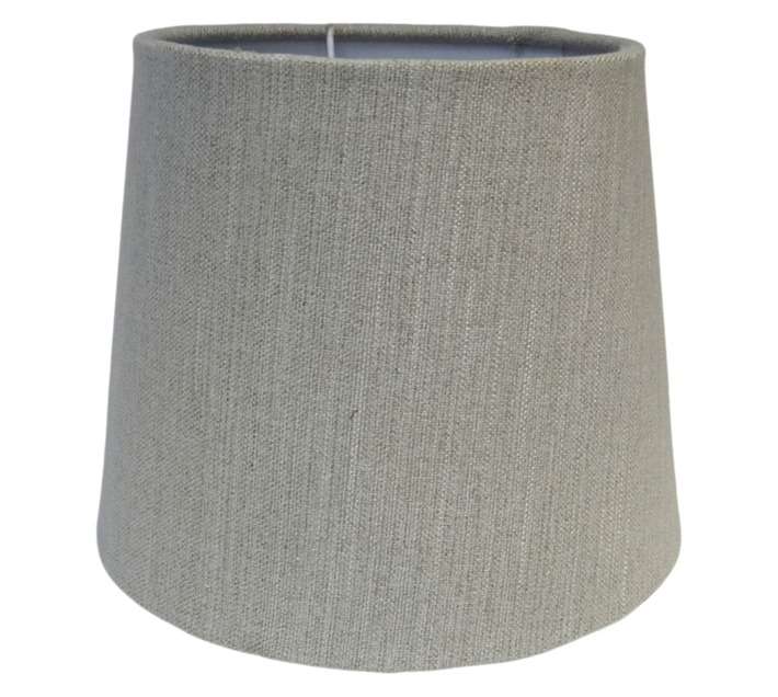 Design House Tapered Drum Lamp Shade - Cement Grey (210mm)