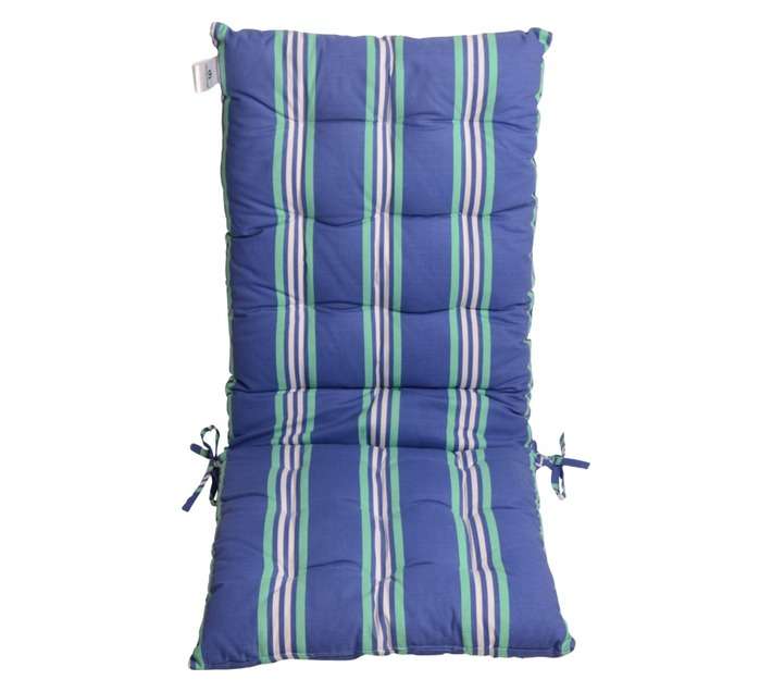 Design House H Back Cushion - Blue/White