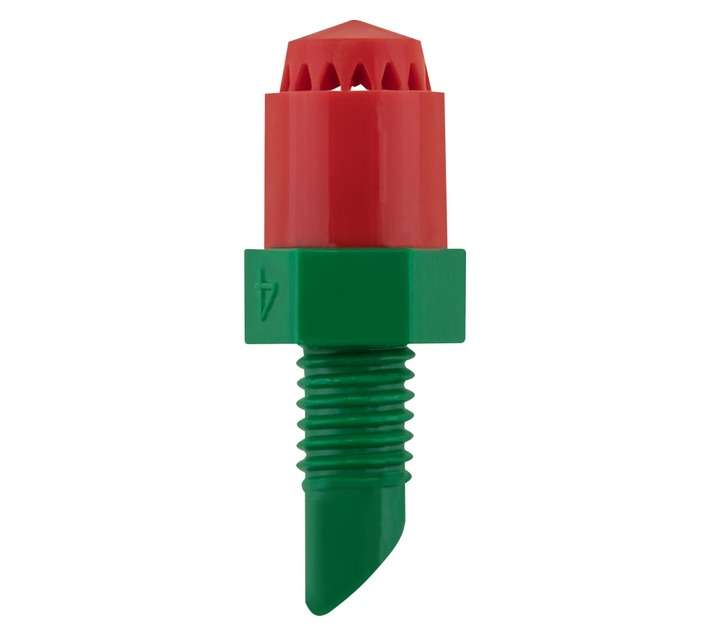 Microjet PN005 10 x 360 Degree Long Range Sprinkler Heads - Green/Red
