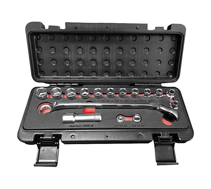 Mastercraft Go Thru socket set 16PCE