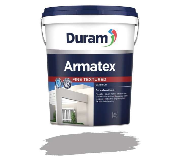 Duram Armatex Fine Textured Wall Paint - Ash (20L)