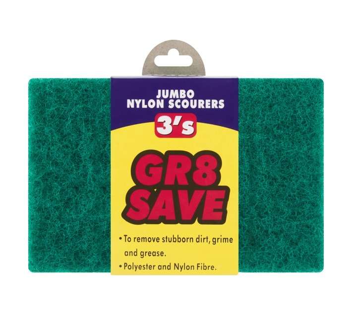 Gr8 Save 10 x Nylon Scourers