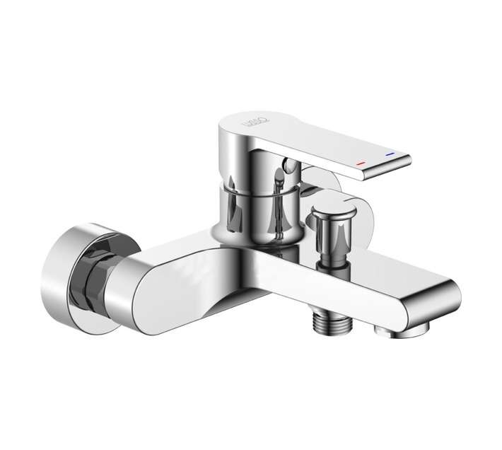 Lusso Liro Bath Mixer Wall Type - Chrome (210 x 180 x 105mm)