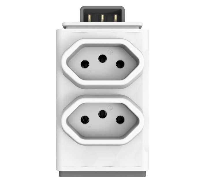 Allocacoc Power Strip 2 Socket Adaptor