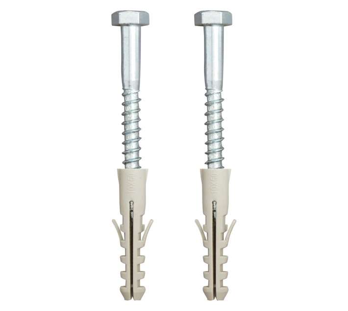 Eureka 3L80 8 x 75mm Coach Screw And Plug (2 Pack)
