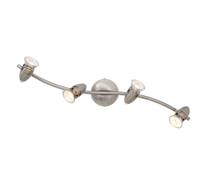 Eglo Magnum 4 Light Bar Spotlight - Satin Chrome (50W)