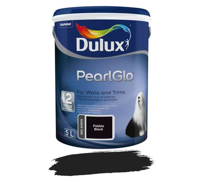 PEARLGLO 5LT PEBBLE BLACK