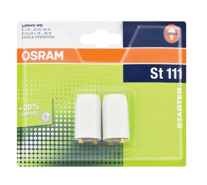 Osram Fluorescent Starter St111 2pk