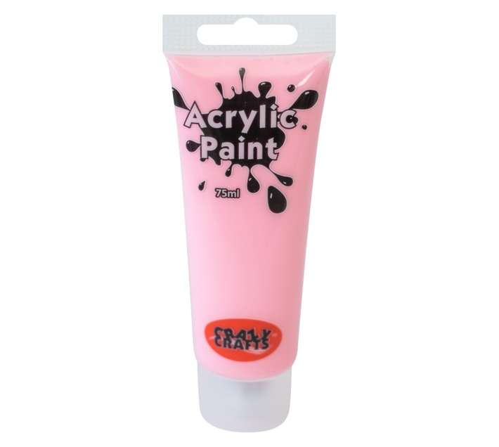 Acrilex Craft Acrylic Paint - Light Pink (75ml)