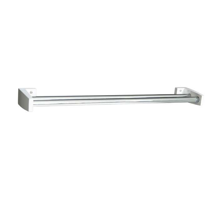 Spree Double Towel Rail - White (600mm)