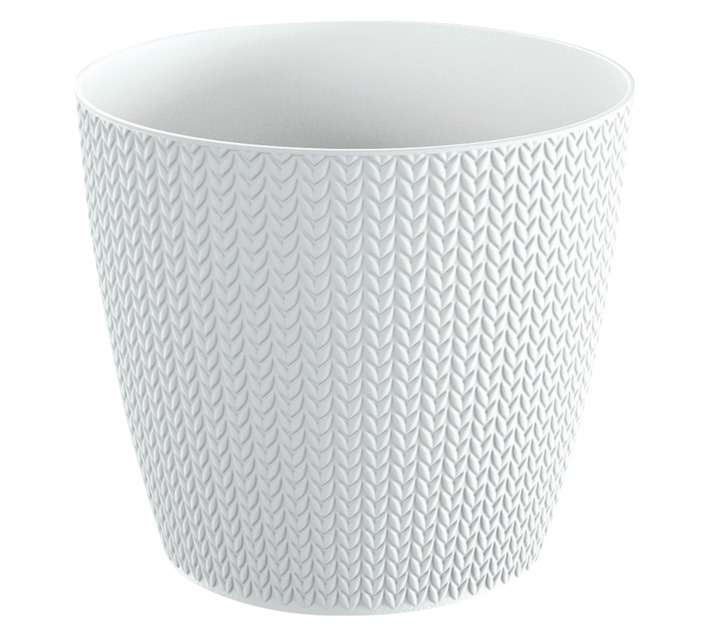 Prosperplast Wheaty Pot - White (157 x 157 x 138mm)