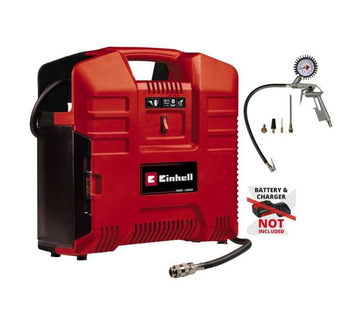 Einhell TE-AC 36/8 Li OF Set-Solo Cordless Portable Compressor (18V)