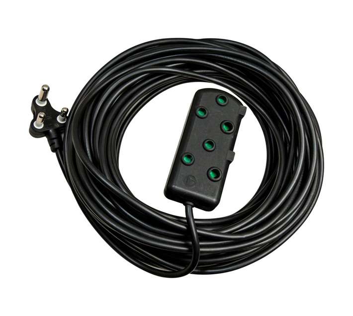 Electro Worx Extension Lead - Black (20m x 1mm)