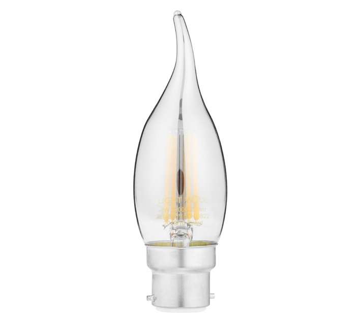 Lightworx B22 Filament Tip LED Bulb - Smokey (4W)