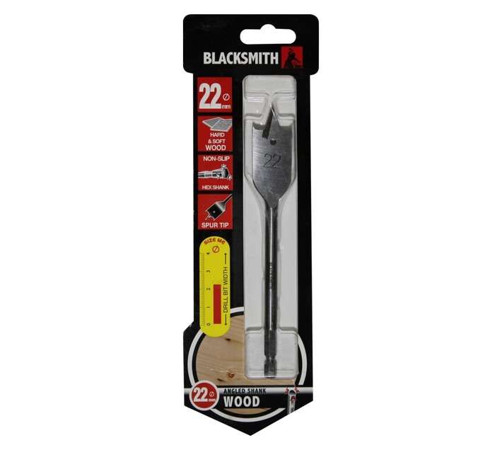 Blacksmith 22mm Flat Wood Drill Bit