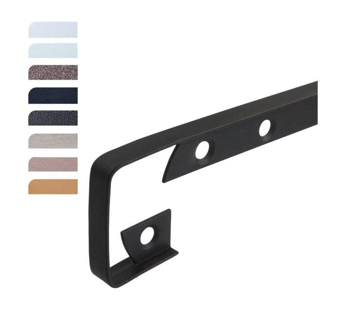 Home and Kitchen 764828 R4 Postform T Joiner - Black (900mm)