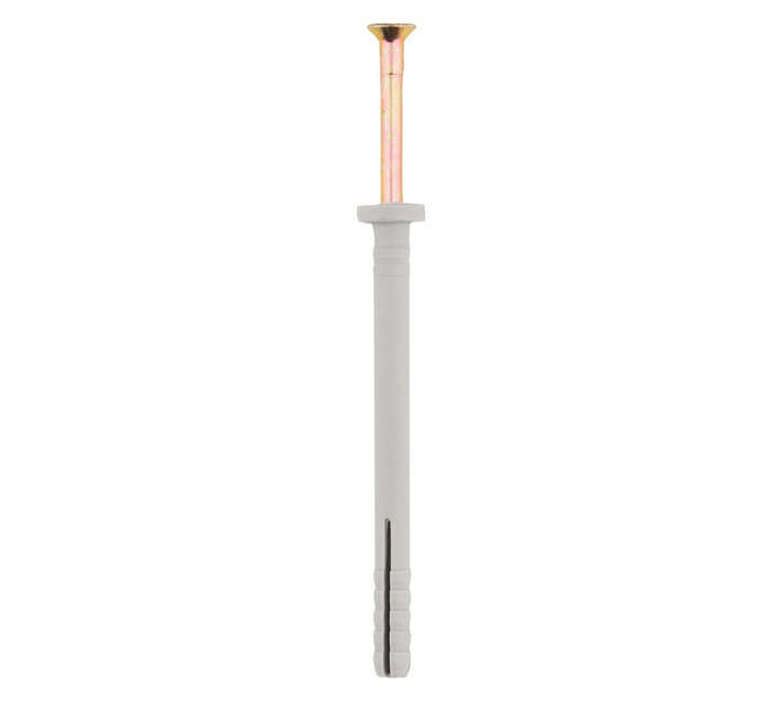 Safe Top 100 x Nylon Nail In Anchors (6 x 70mm)