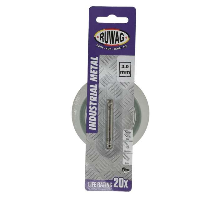Ruwag 3mm Industrial Metal Double Ended Stubs (2 Pack)