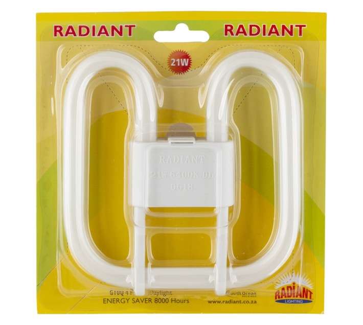Radiant Daylight 2D 4-Pin Fluorescent (21W)