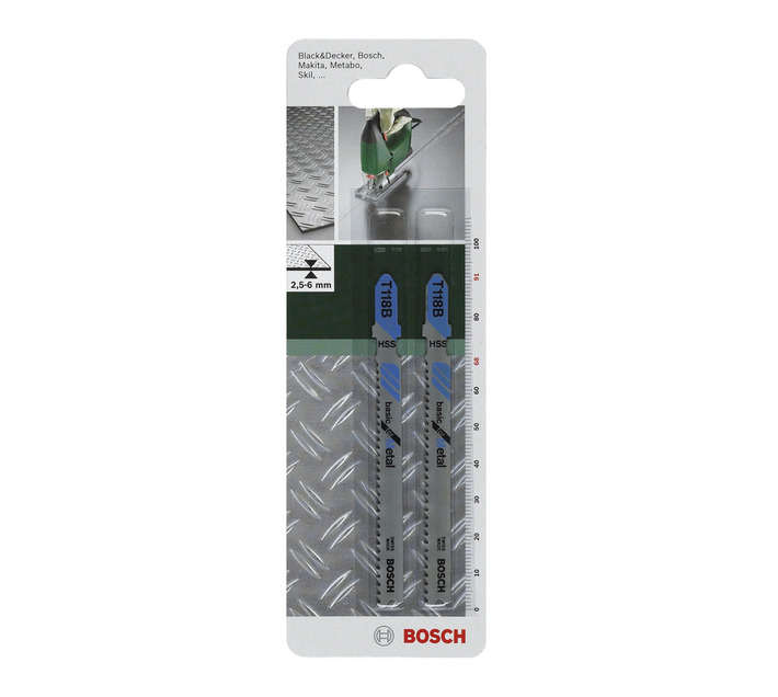 Bosch 2 x Metal Jigsaw Blade (6mm)