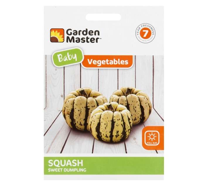 Garden Master Baby Sweet Dumpling Squash Vegetable Seed (113 x 5 x 162.5mm)
