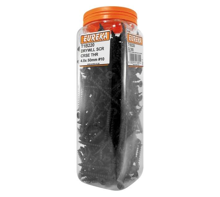 Eureka 300 x Coarse Drywall Screws (4.8 x 50mm)
