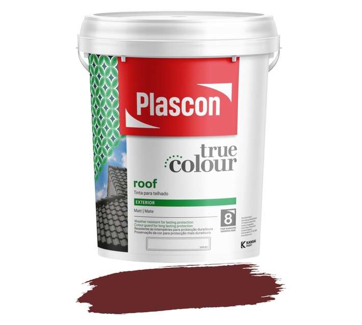 Plascon True Colour Roof Paint - Red (20L)