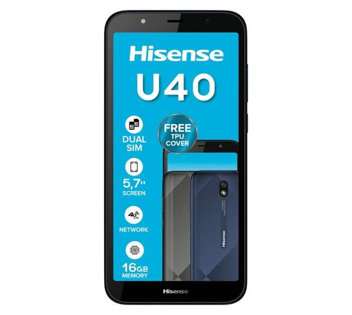 Hisense U40 Lite Smartphone - Black