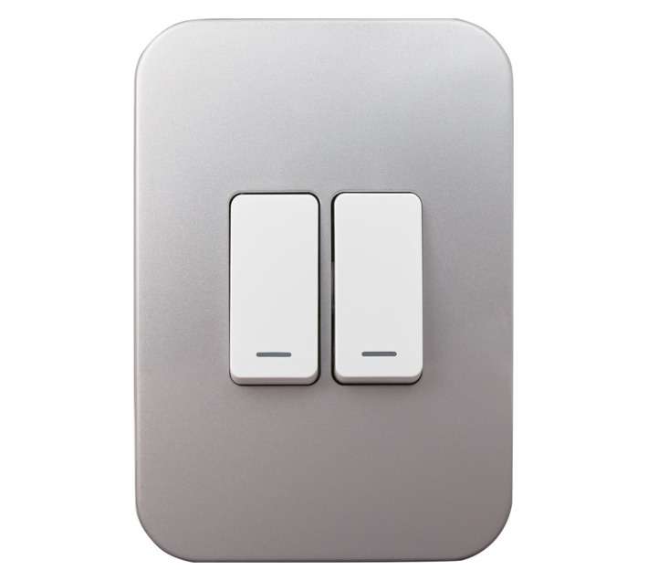 Veti Switch 2-Lever - White/Silver