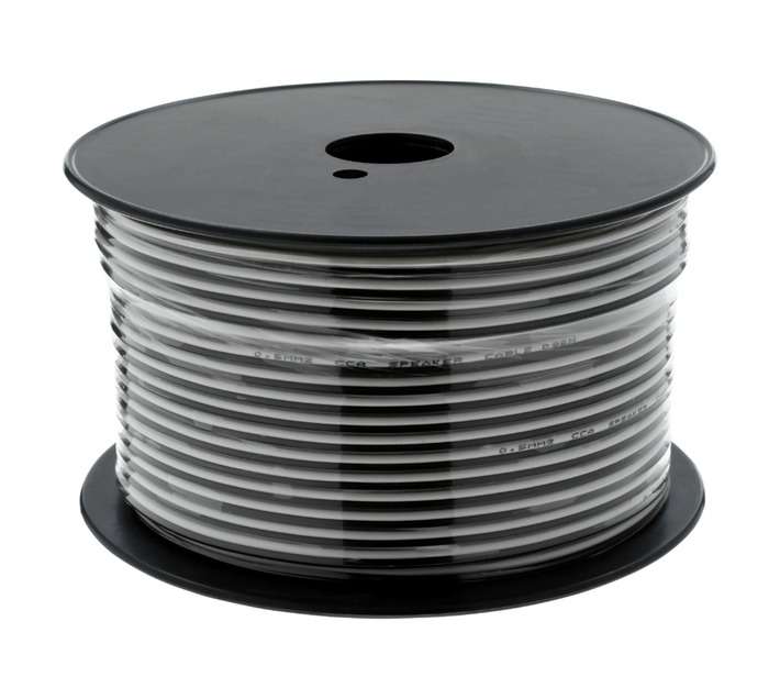 Comptronics C593 Special Ripcord Cable - White/Black (100m x 0.5mm)