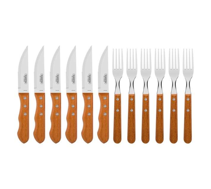 Tramontina 22399/063 12 Piece Barbeque Cutlery Set (445 x 270 x 40mm)