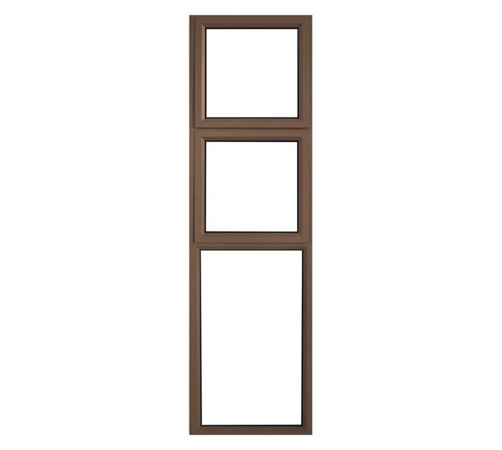 Swartland Kenzo Aluminium Top Hung Window - Bronze (2090 x 590mm)
