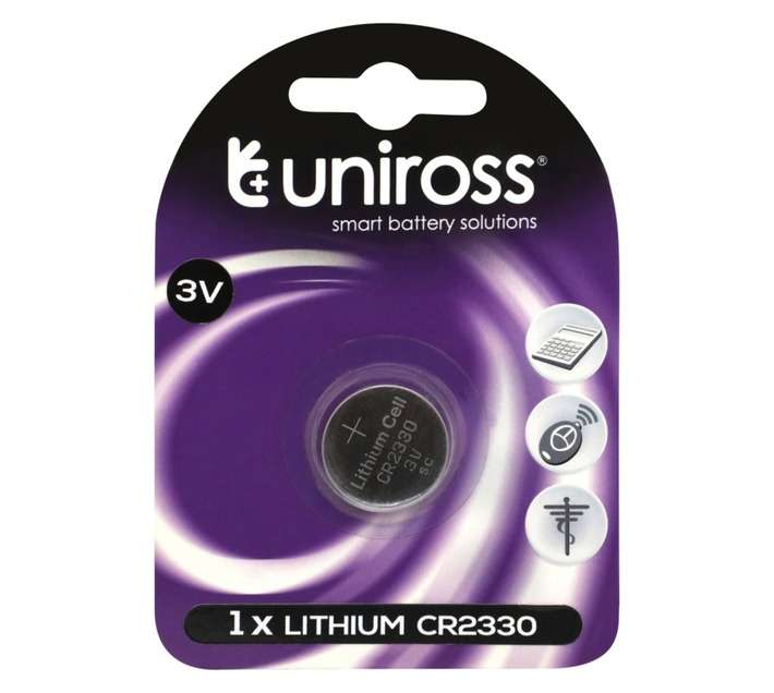 Uniross Coin Lithium Battery (CR2330)