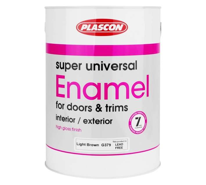 Plascon Super Universal Enamel Doors and Trims - Light Brown (5L)