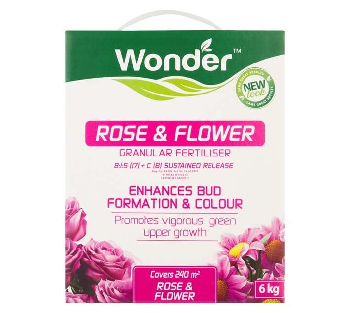 Wonder Rose and Flower Fertiliser (6kg)