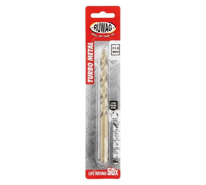 Ruwag 11mm Turbo Metal Drill Bit