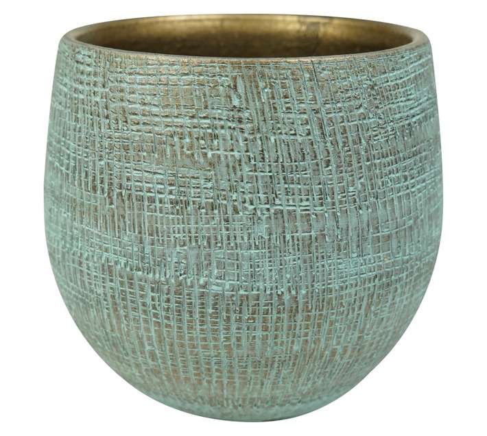 Ter Steege Indoor Pot - Ryan Shiny Blue (180 x 160mm)