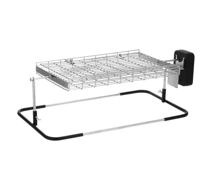 LKs Large Flat Basket And Spit Rotisserie