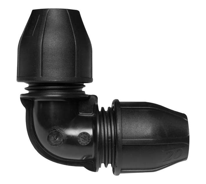 Marley Pipes Astore Compression Elbow - Black and Blue (32mm)