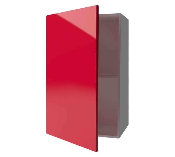 Home and Kitchen Gloss Top Cabinet Unit - Candy Red (450 x 300 x 720mm)