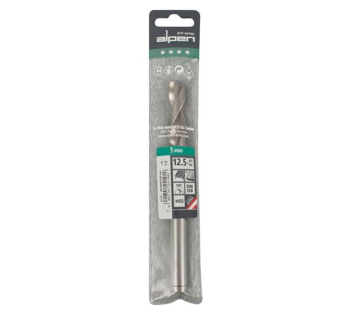 Alpen HSS Pro Split Point Jobber Drill Bit (151 x 12.5mm)