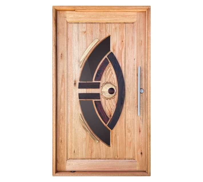 Hardwood Doors New Moon Pivot Single Timber Door (1200 x 2100mm)