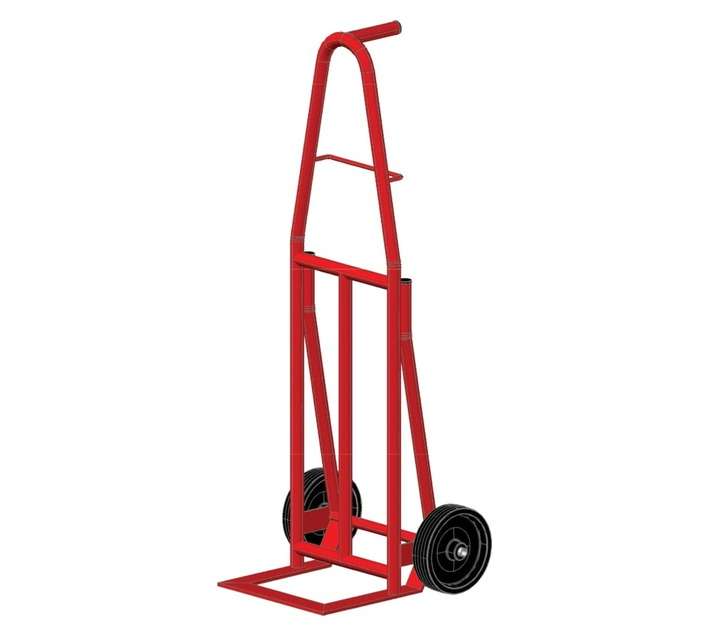 Castor and Ladder CC15/WSR Mineral Case Trolley - Red (200 x 315 x 1115mm)