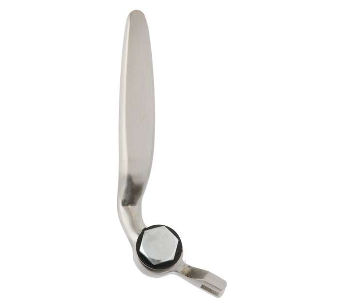 Euro Brass Window Casement Handle - Satin (Right hand)