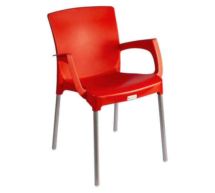 Napoli CH-TSST-RD-OD-B Arm Chair - Red (880 x 770 x 940mm)