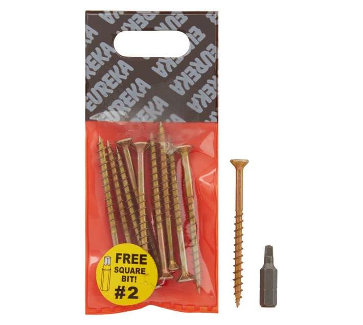 Eureka 1FD70U 4 x 60mm Cut Screw Smooth Shank (10 Pack)